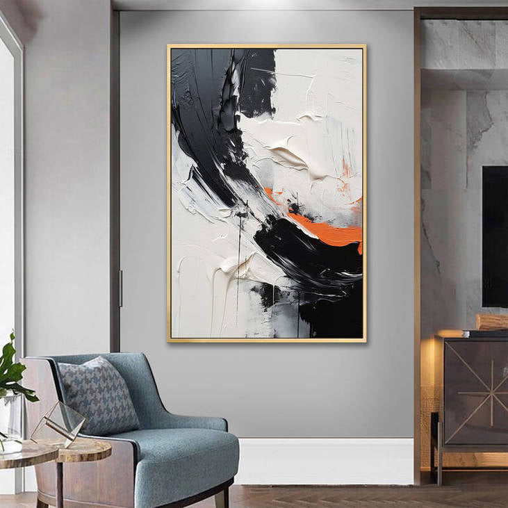 abstract canvas painting