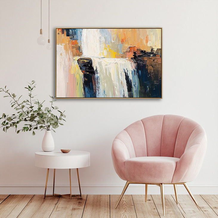 Landscape canvas painting