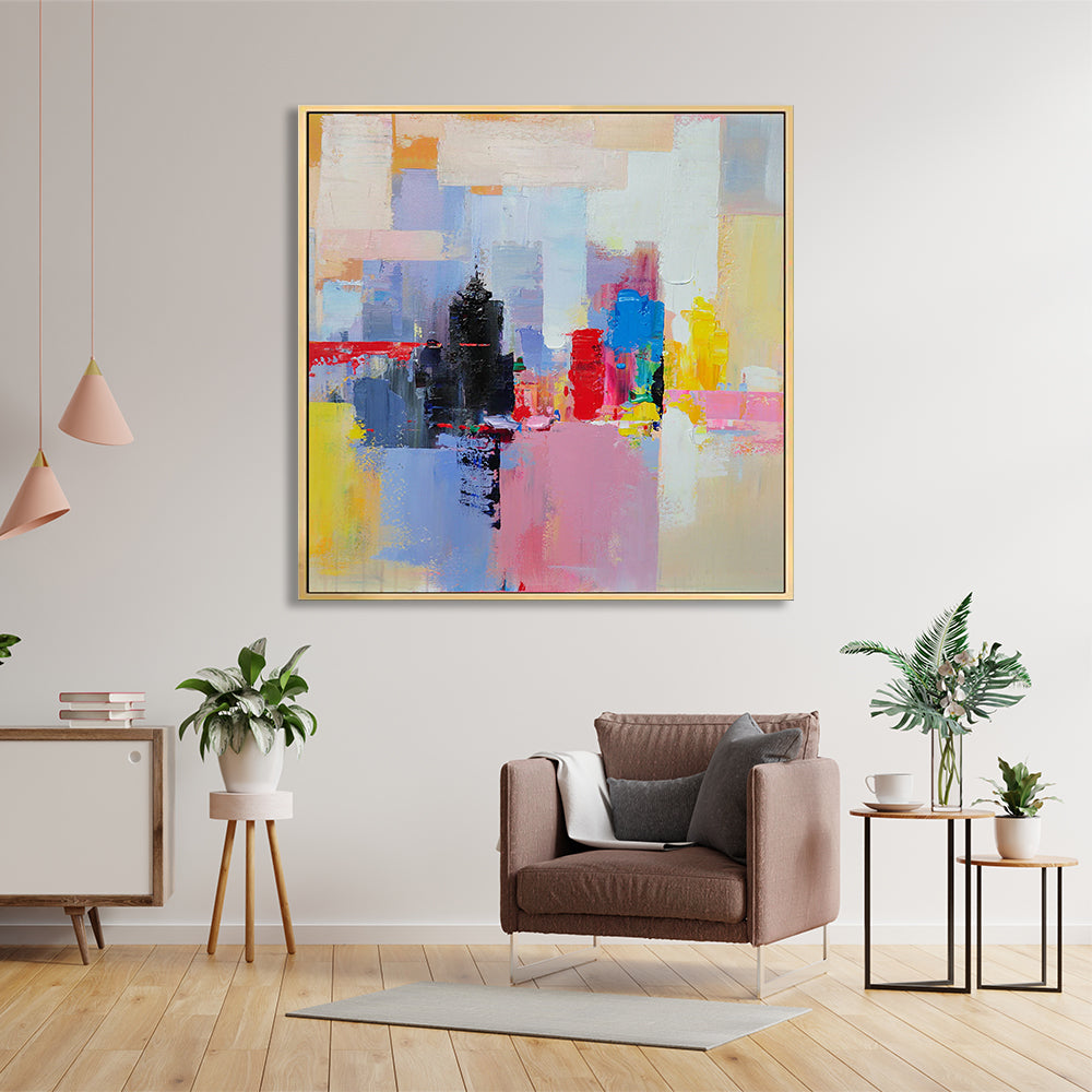 square canvas painting