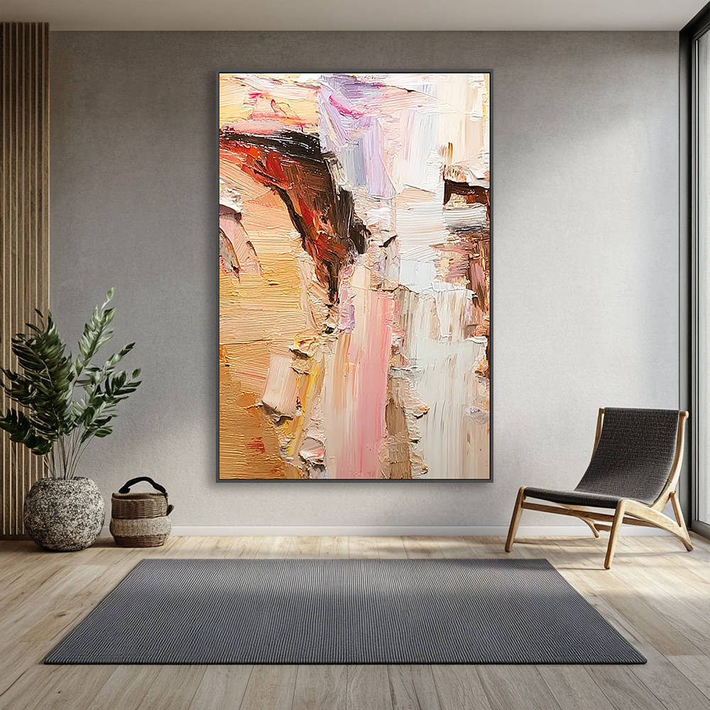 Modern Acrylic Painting for Living Room Wall Decor #YX323