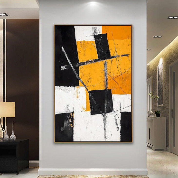 Contemporary Geometric Abstract Art #YX94