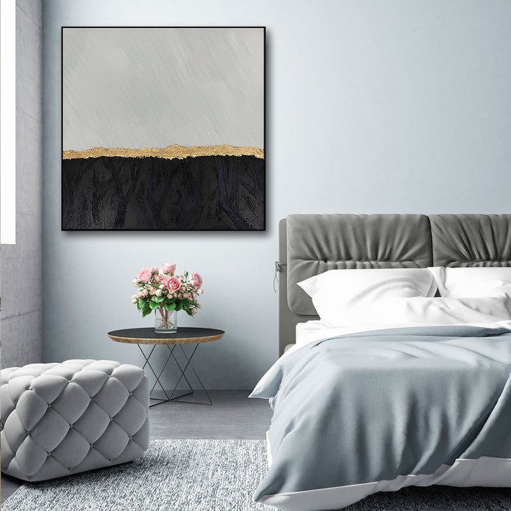 Hand Painted Abstract Art Canvas #VA377