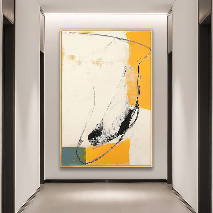 Abstract Handmade Canvas Art #YX243