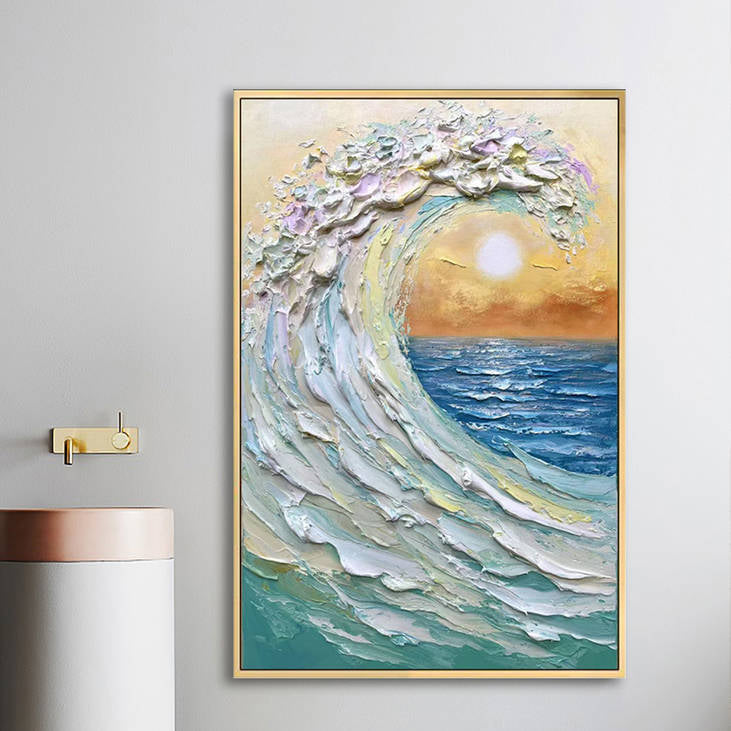 Ocean Sunset Wall Art for Home Decor #YX265
