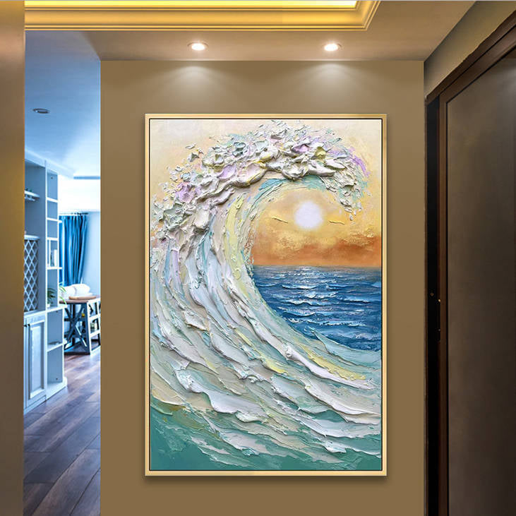 Ocean Sunset Wall Art for Home Decor #YX265