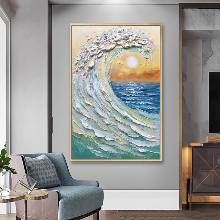Ocean Sunset Wall Art for Home Decor #YX265