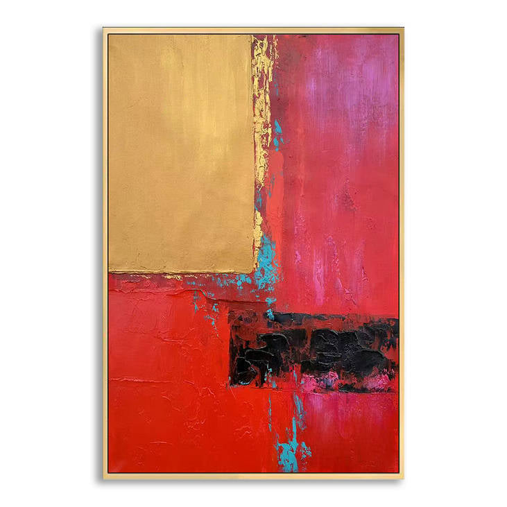 Hand Painted Abstract Wall Art #YX266