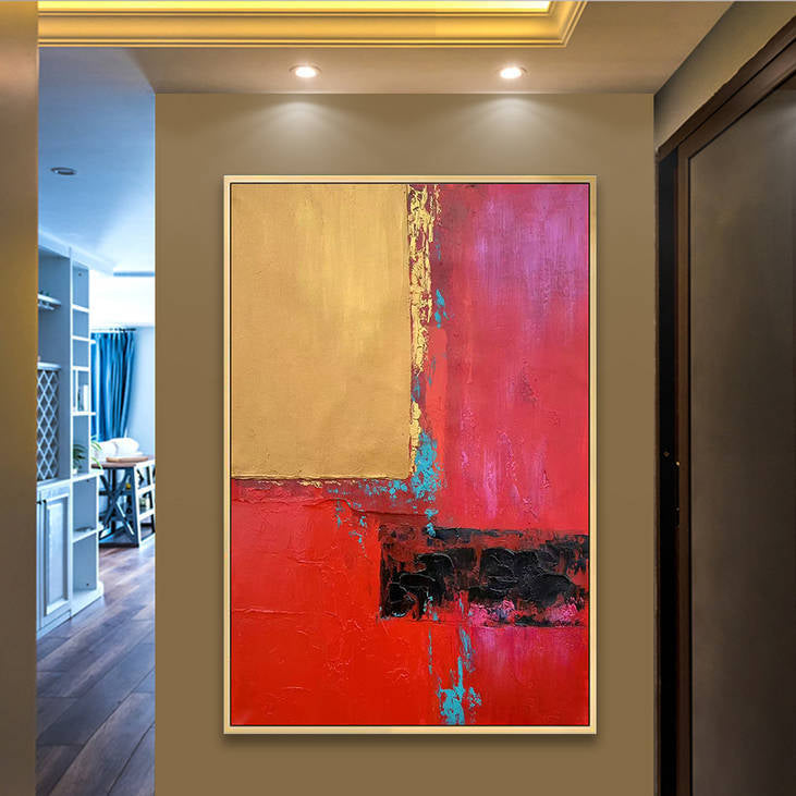 Hand Painted Abstract Wall Art #YX266