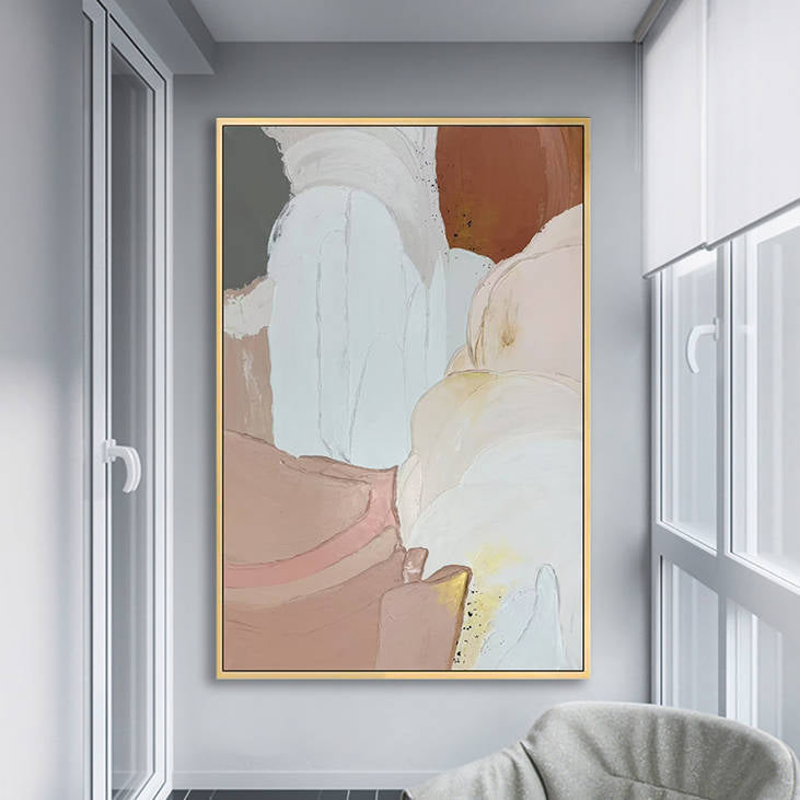 Abstract Hand Painted Wall Art #YX267