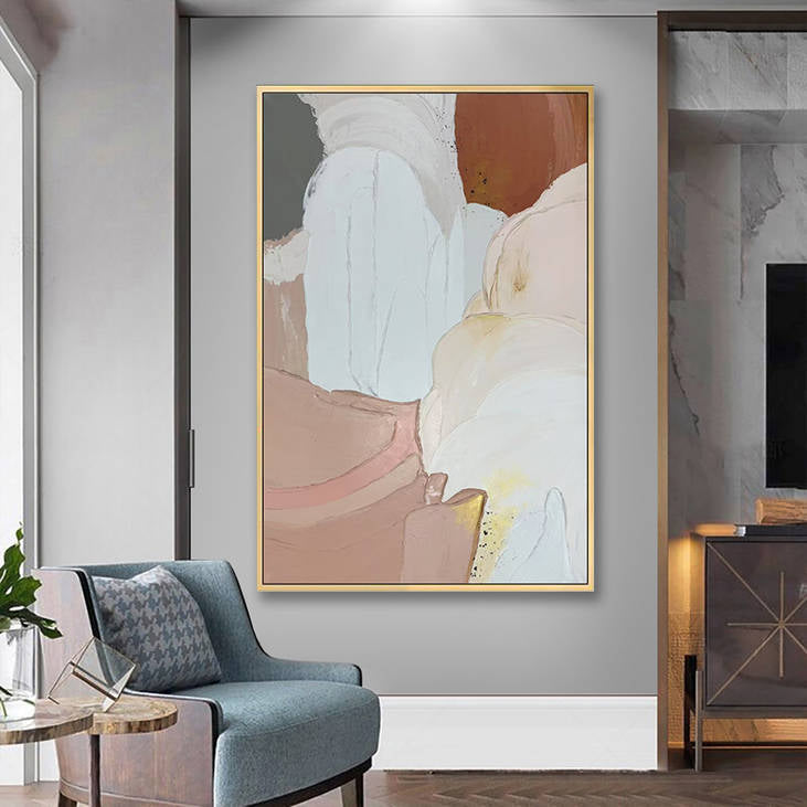 Abstract Hand Painted Wall Art #YX267