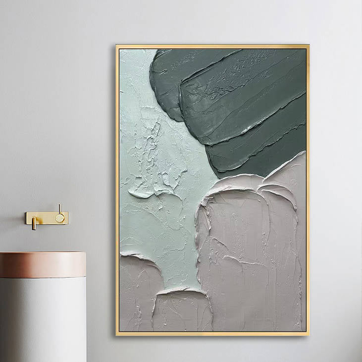 Minimalist 3D Thick Paintings for Home Decor #YX268