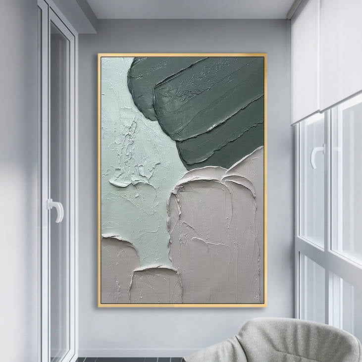 Minimalist 3D Thick Paintings for Home Decor #YX268