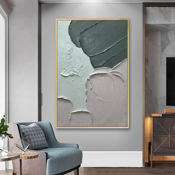 Minimalist 3D Thick Paintings for Home Decor #YX268
