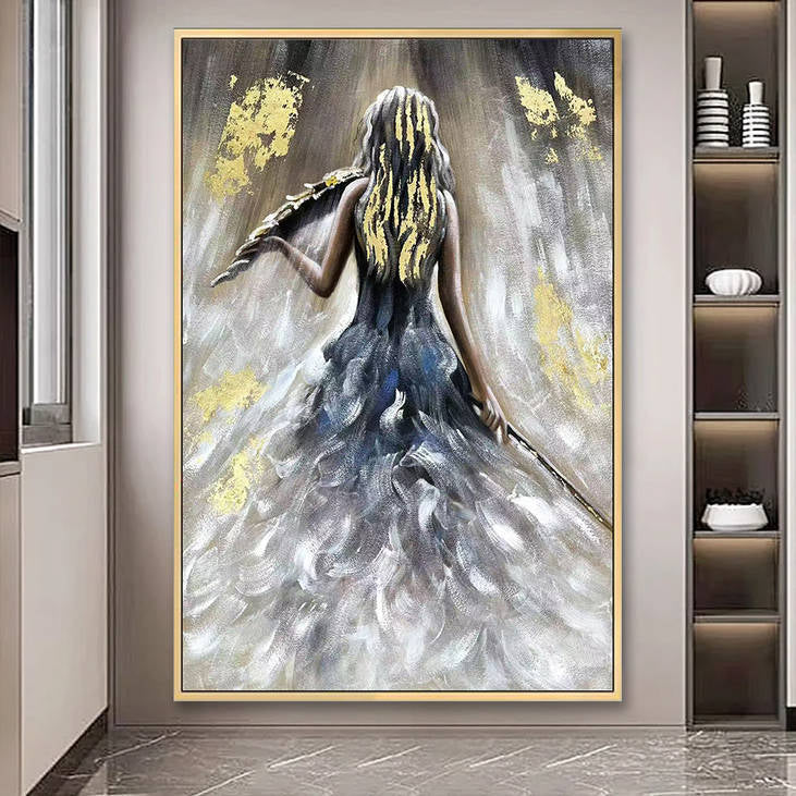 Handmade Woman Figure Painting #YX270