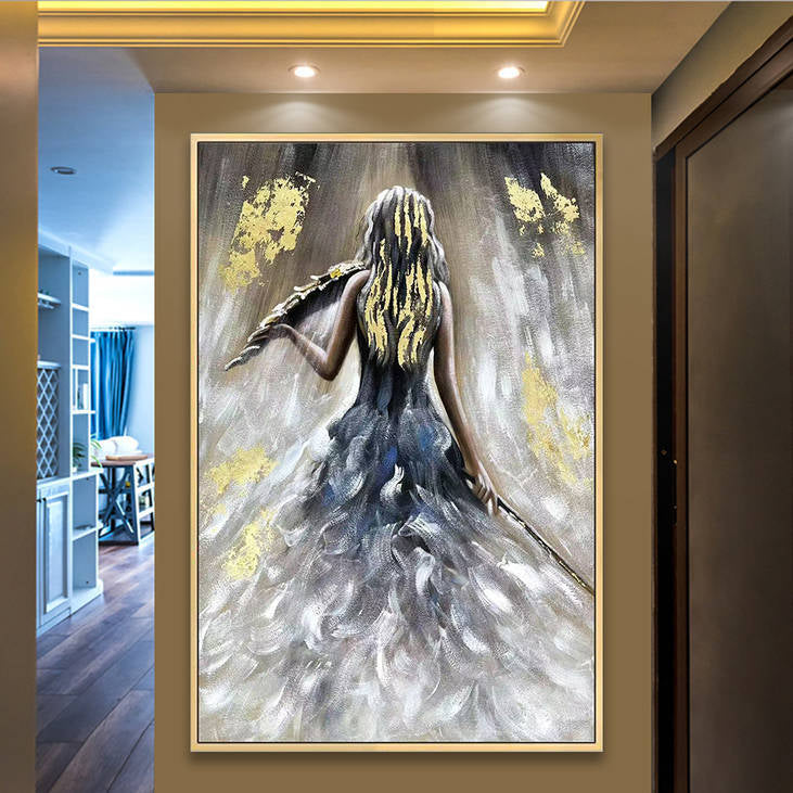 Handmade Woman Figure Painting #YX270
