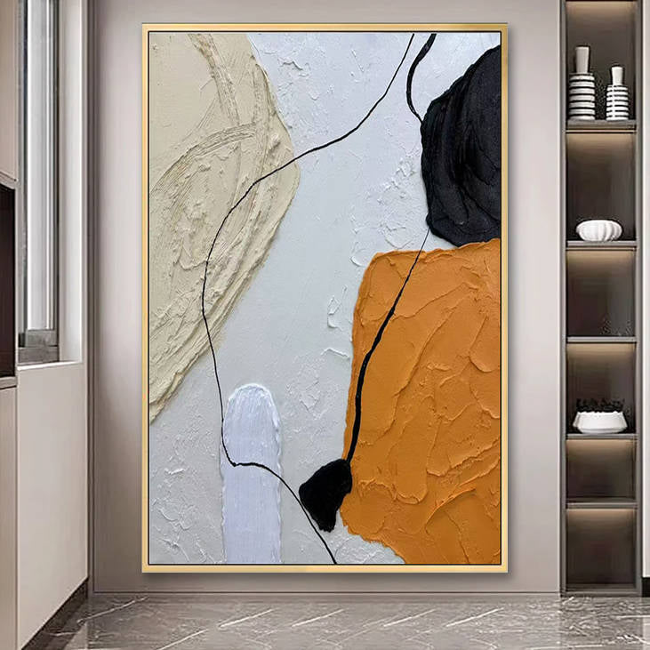 Textured Abstract Hand Painted Wall Art #YX274