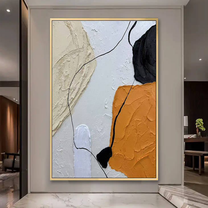 Textured Abstract Hand Painted Wall Art #YX274