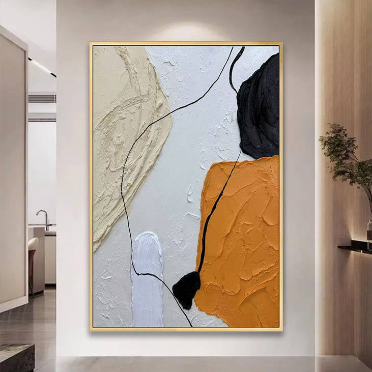 Textured Abstract Hand Painted Wall Art #YX274