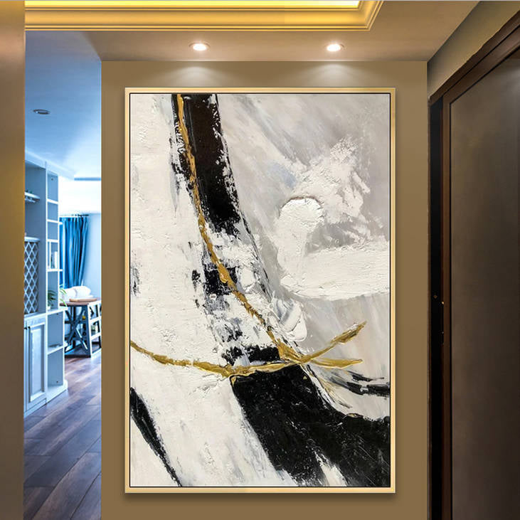 Modern Textured Canvas Painting for Home Decor #YX276