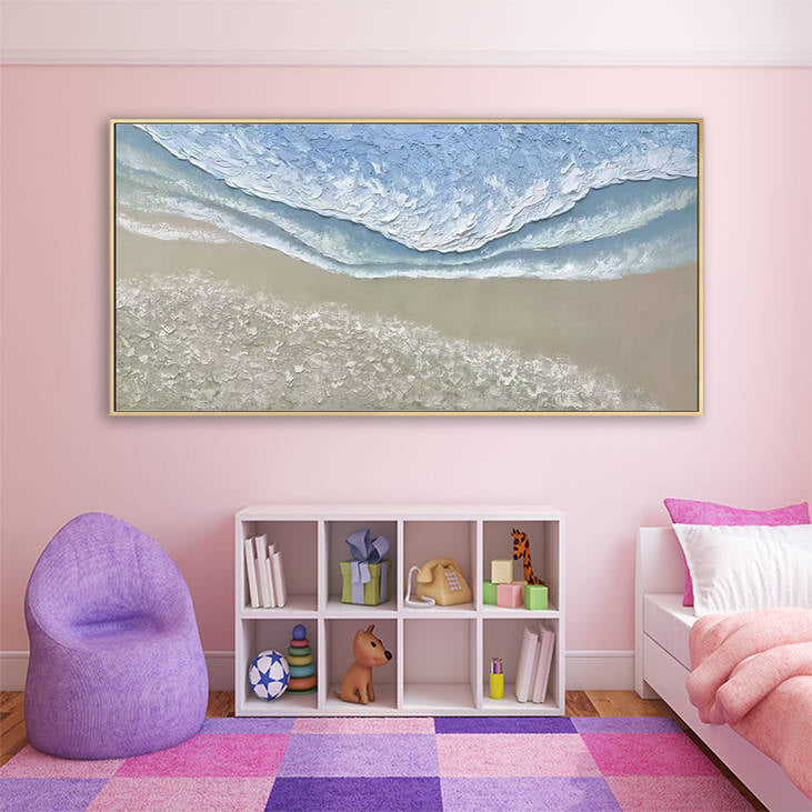 Handmade Textured Seascape Wall Art #YX280