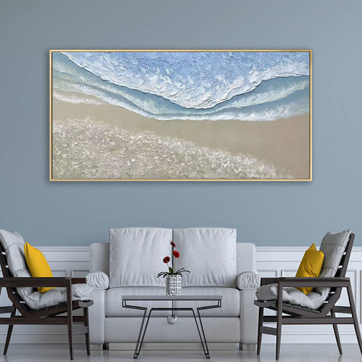 Handmade Textured Seascape Wall Art #YX280