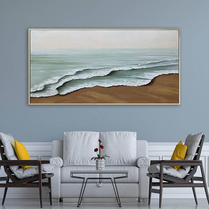 Hand Painted Seaside Canvas Art #YX284