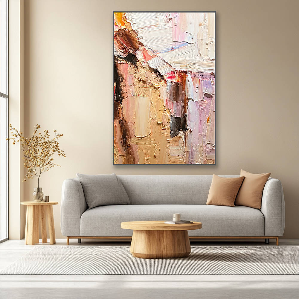 Abstract Textured Painting on Canvas #YX320