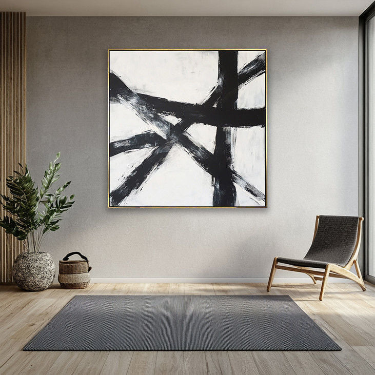 Minimalist Abstract Handmade Canvas Art #YX129
