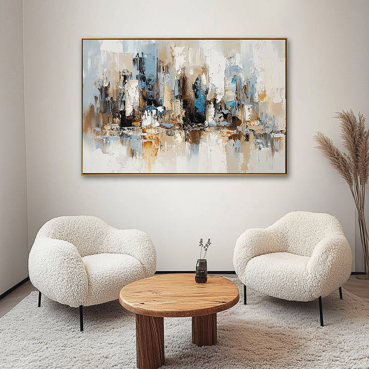 Textured Cityscape Canvas #YX204