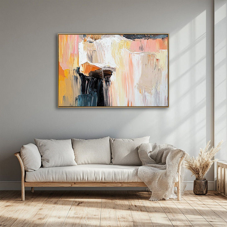 Abstract Impasto Canvas Art #YX107