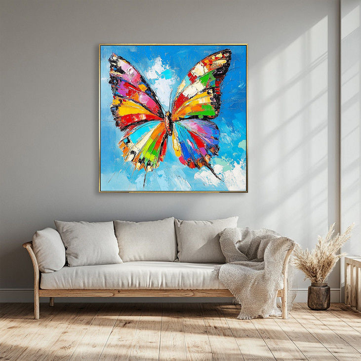Modern Abstract Butterfly Painting #YX143