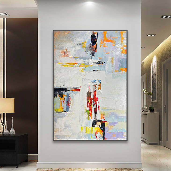 Vibrant Abstract Impasto Art #YX219