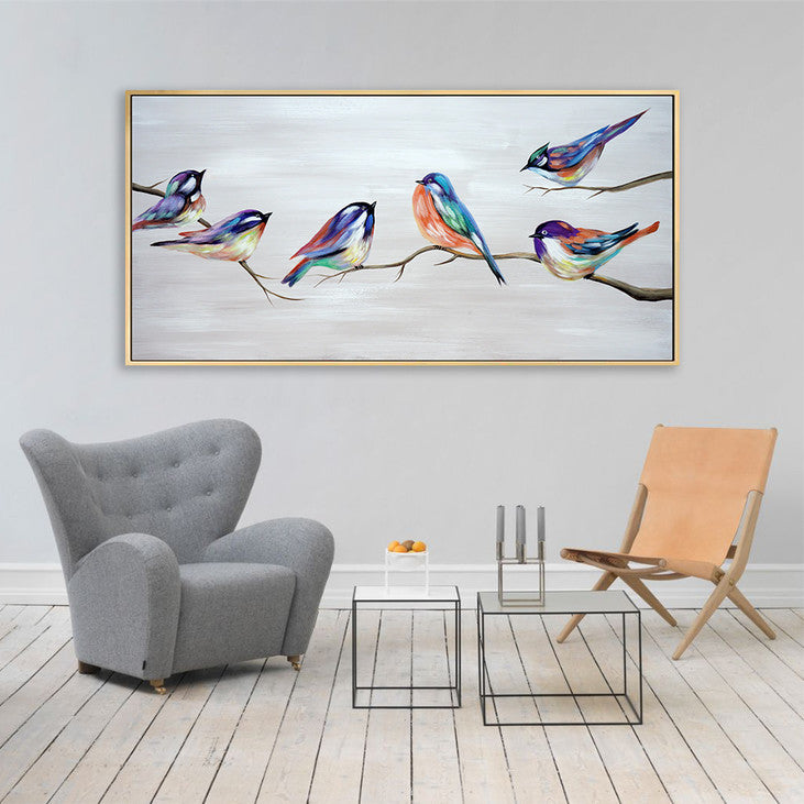 Hand Painted Bird Painting #VA351