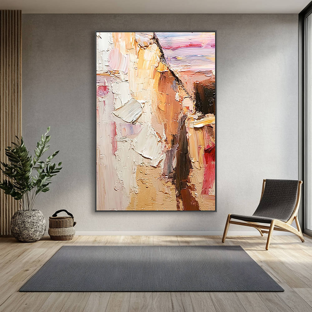 Handmade Abstract Canvas Painting #YX321