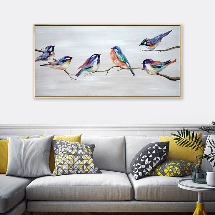 Hand Painted Bird Painting #VA351