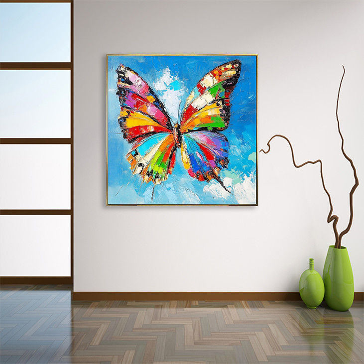 Modern Abstract Butterfly Painting #YX143