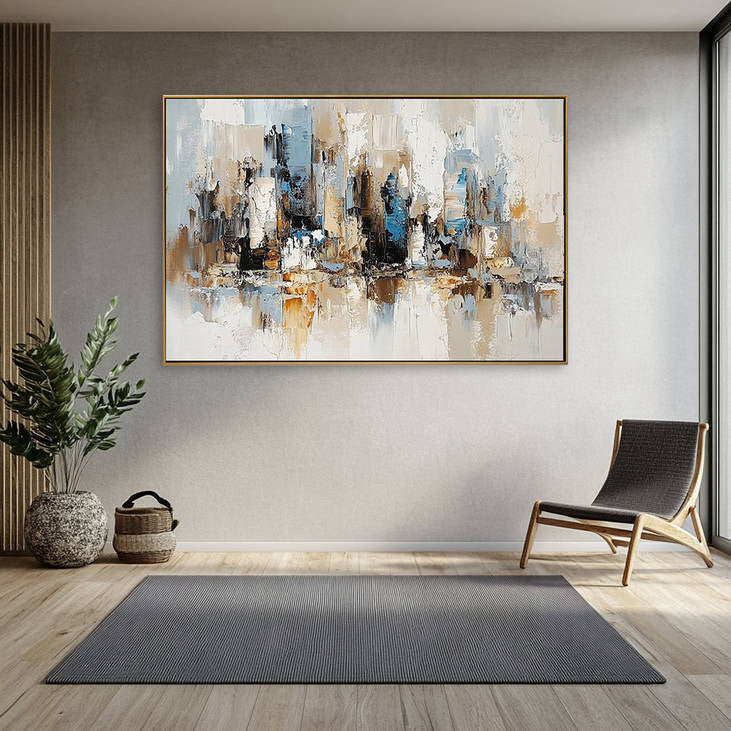 Textured Cityscape Canvas #YX204