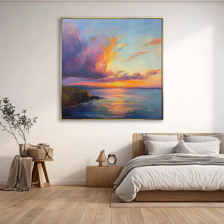 Romantic Coastal Landscape Art #YX158