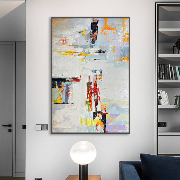 Vibrant Abstract Impasto Art #YX219