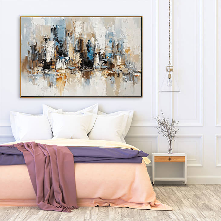 Textured Cityscape Canvas #YX204