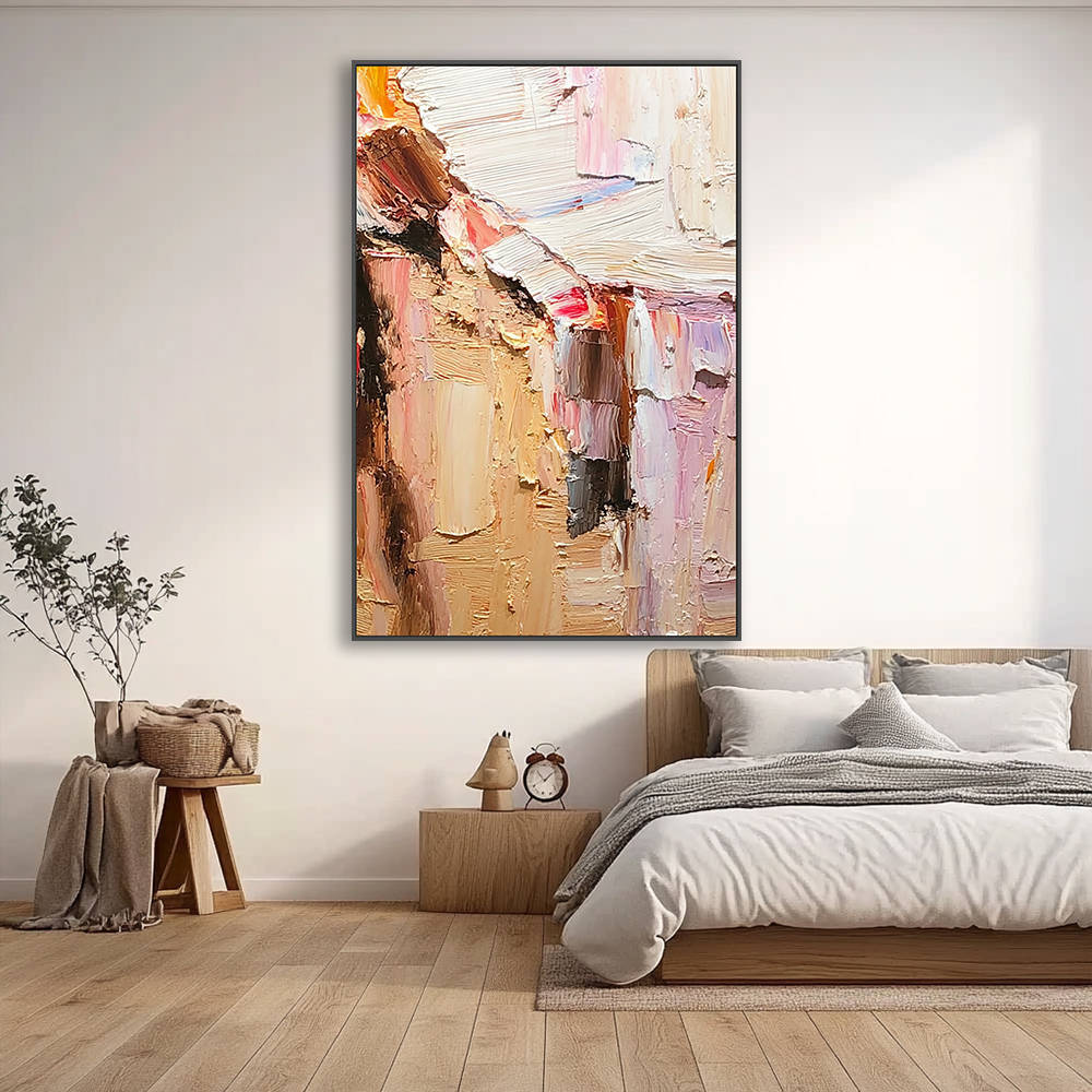 Abstract Textured Painting on Canvas #YX320