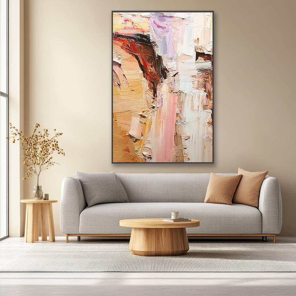 Modern Acrylic Painting for Living Room Wall Decor #YX323