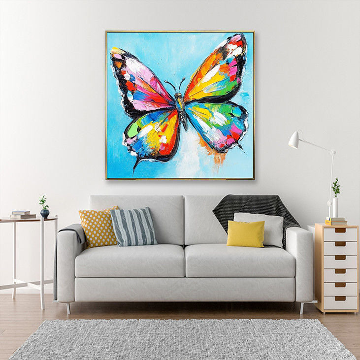 Color Popping Butterfly Abstract #YX131