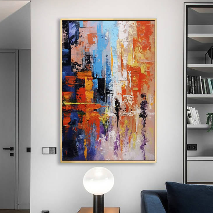 Abstract City Street Canvas #YX231