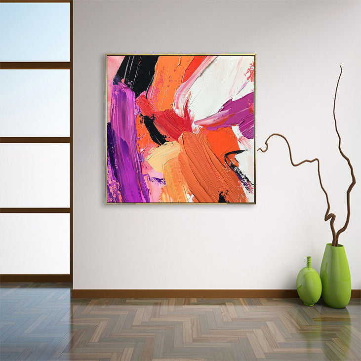 Bold Color Palette Abstract Art #YX145