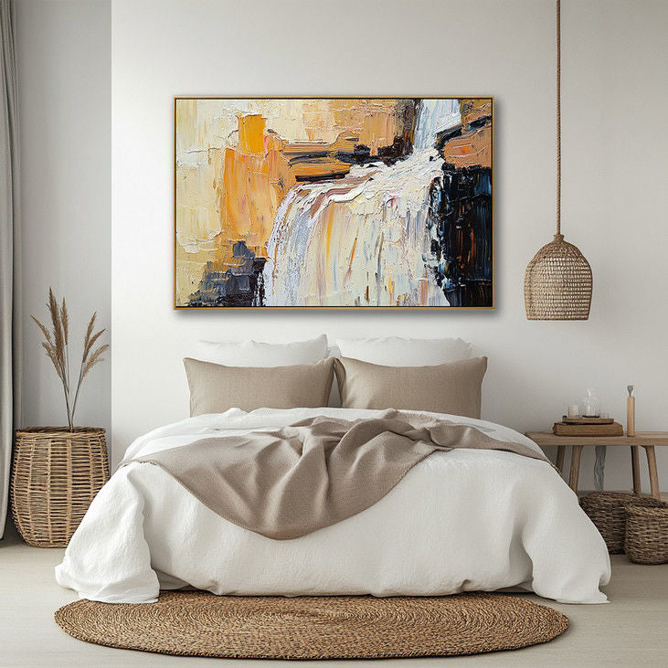 Elegant Abstract Waterfall Canvas #YX125