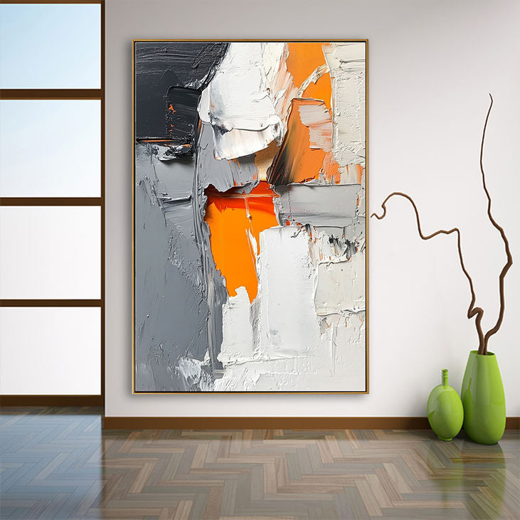 Impasto Abstract Canvas Wall Art #YX197