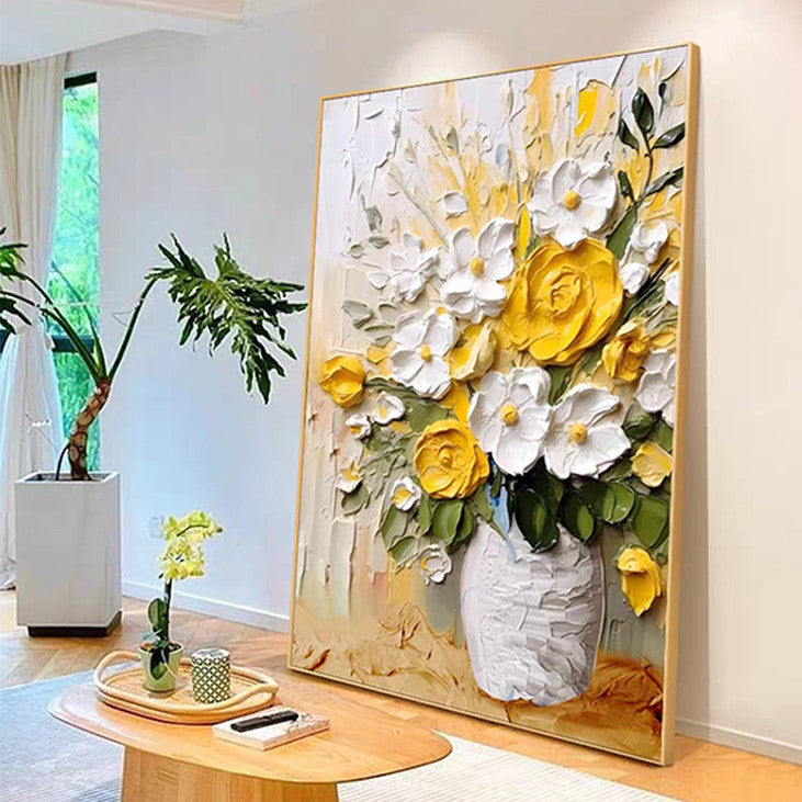 Impasto Floral Wall Art #VA337