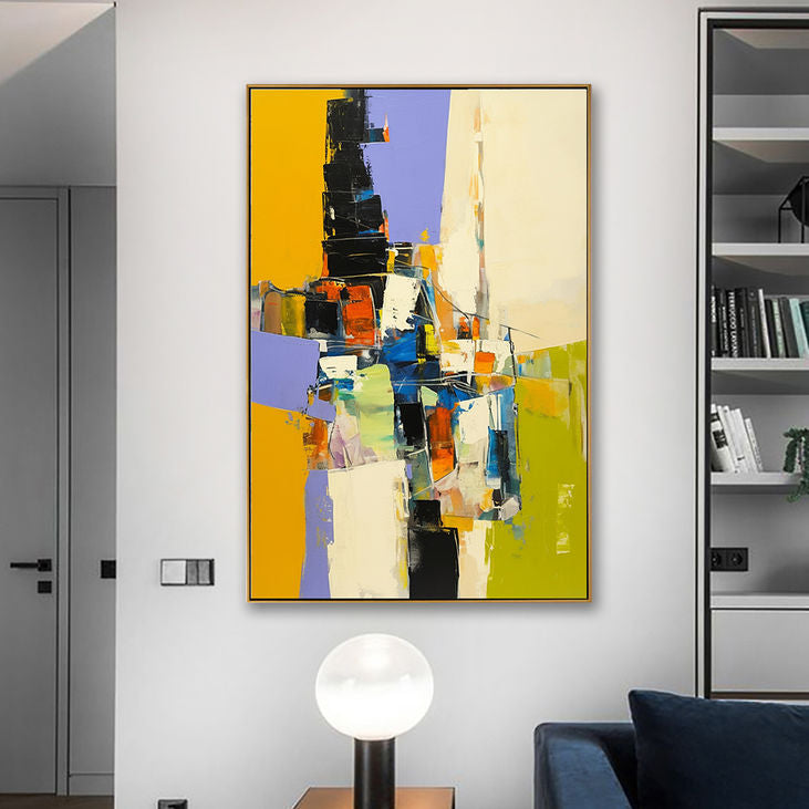 Hand Painted Modern Abstract Canvas #YX164