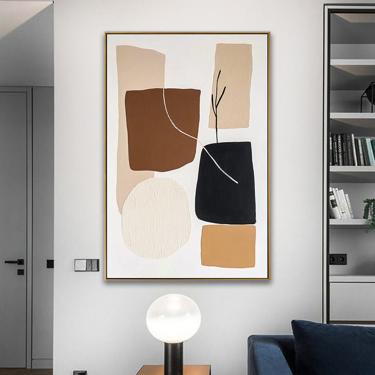 Modern Abstract Shapes Wall Decor #YX96